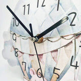 Flying On Hot Air Balloon Kids Room Wall Clock - Fansee Australia