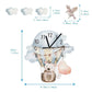 Flying On Hot Air Balloon Kids Room Wall Clock - Fansee Australia