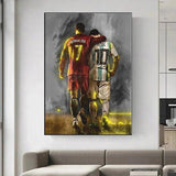 Football Legends Canvas Print (70x100cm) - Fansee Australia