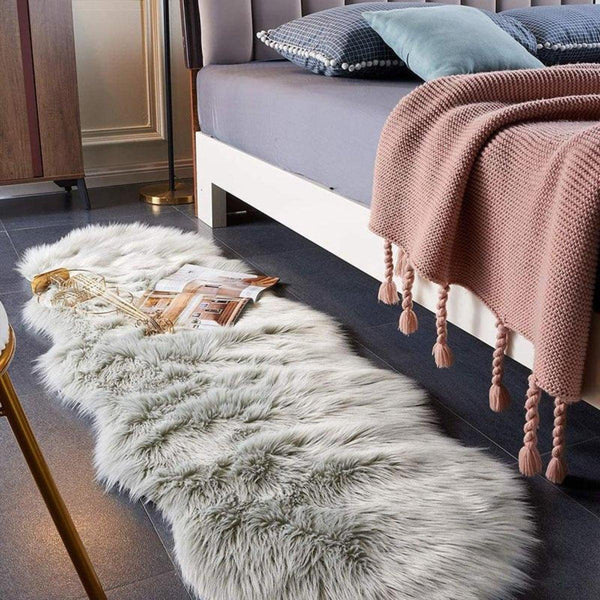 Fuzzy Faux Sheepskin Fur Rugs (60x180cm)