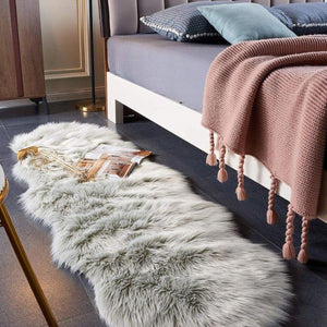 Fuzzy Faux Sheepskin Fur Rugs (60x180cm) - Fansee Australia