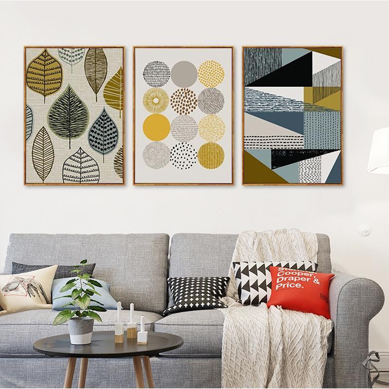 Geometric Canvas Wall Art Prints (60x80cm) - Fansee Australia