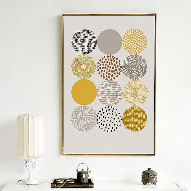 Geometric Canvas Wall Art Prints (60x80cm) - Fansee Australia