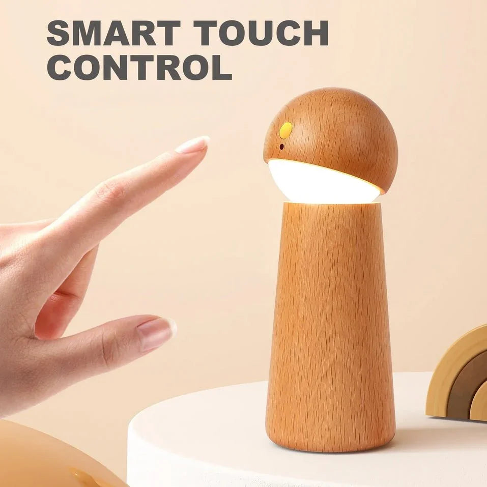 GlowCube Touch Voice-Control USB Dimmable Table Lamp - Fansee Australia