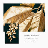 Golden and Black leafs Wall Art Prints (60x80cm) - Fansee Australia