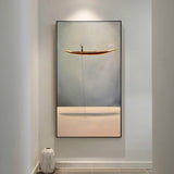 Golden Boat Wall Art Print - Fansee Australia
