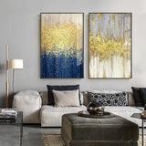 Golden Drizzle Wall Art Print - Fansee Australia