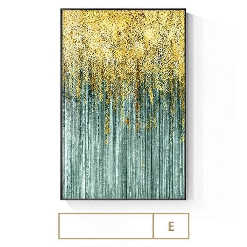 Golden Drizzle Wall Art Print - Fansee Australia