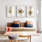 Golden flowers Wall art Prints - Fansee Australia