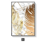 Golden Leaf Wall Art Prints - Fansee Australia