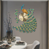 Gorgeous Large Peacock Wall Clock - Fansee Australia