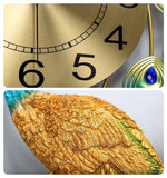 Gorgeous Large Peacock Wall Clock - Fansee Australia