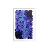 Hand - painted Mixed Medium Blue Framed Wall Art (60x90cm) - Fansee Australia