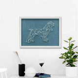 Handmade 3D Framed Wall Art Adorable Dog - (30x40cm) - Fansee Australia