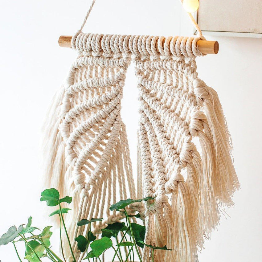 Handmade Angel Wings Macrame Plant Hanger - Fansee Australia