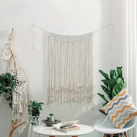 Handmade Large Macrame Backdrop Wall Hanging - Fansee Australia