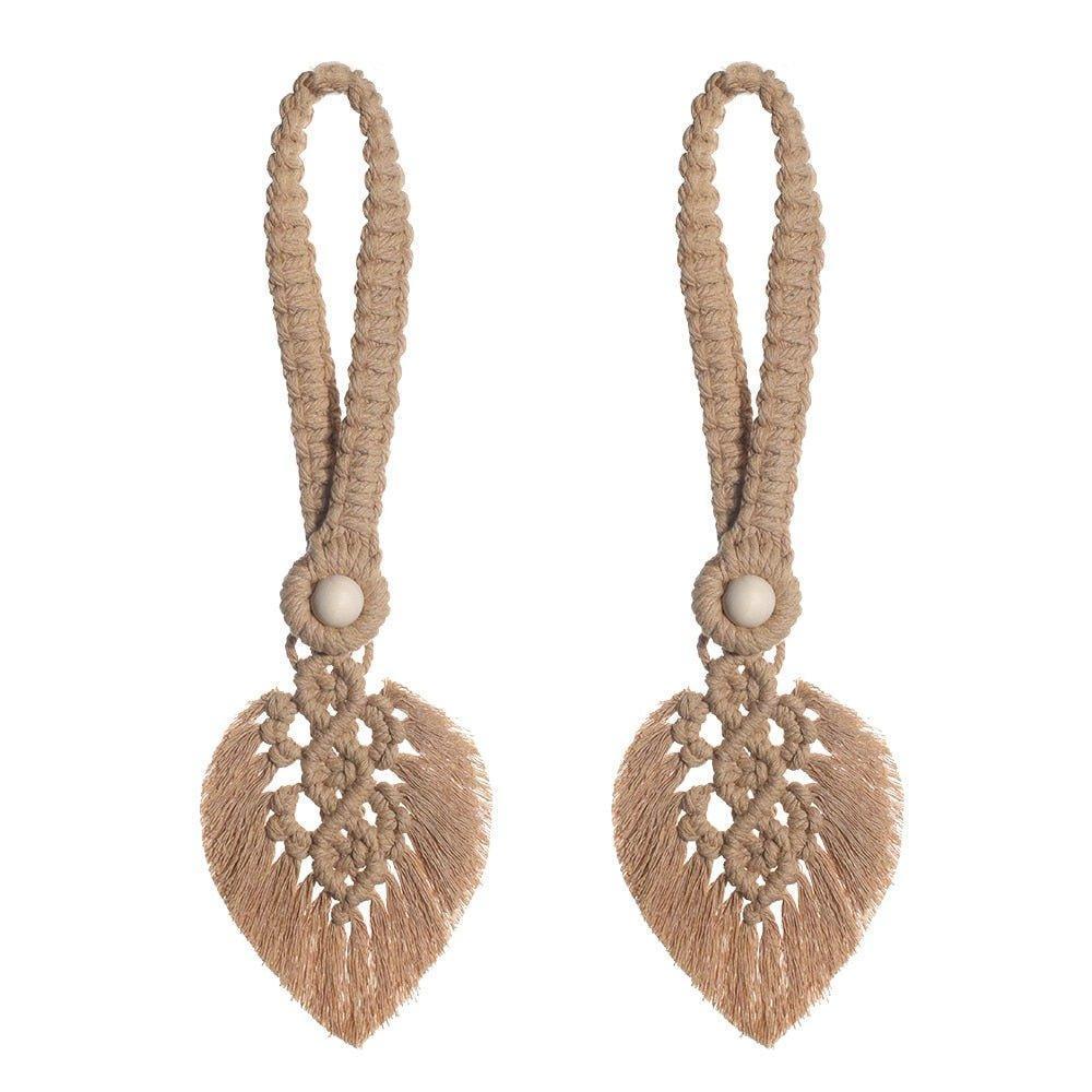 Handmade Macrame Curtain Tieback Set - Fansee Australia