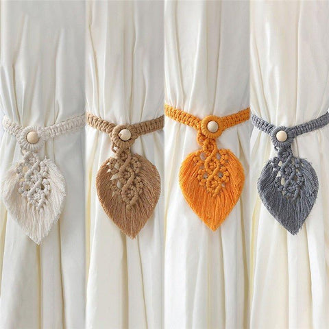 Handmade Macrame Curtain Tieback Set - Fansee Australia