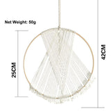 Handmade Round Cotton Yarn Wall Hanging Macrame - Fansee Australia