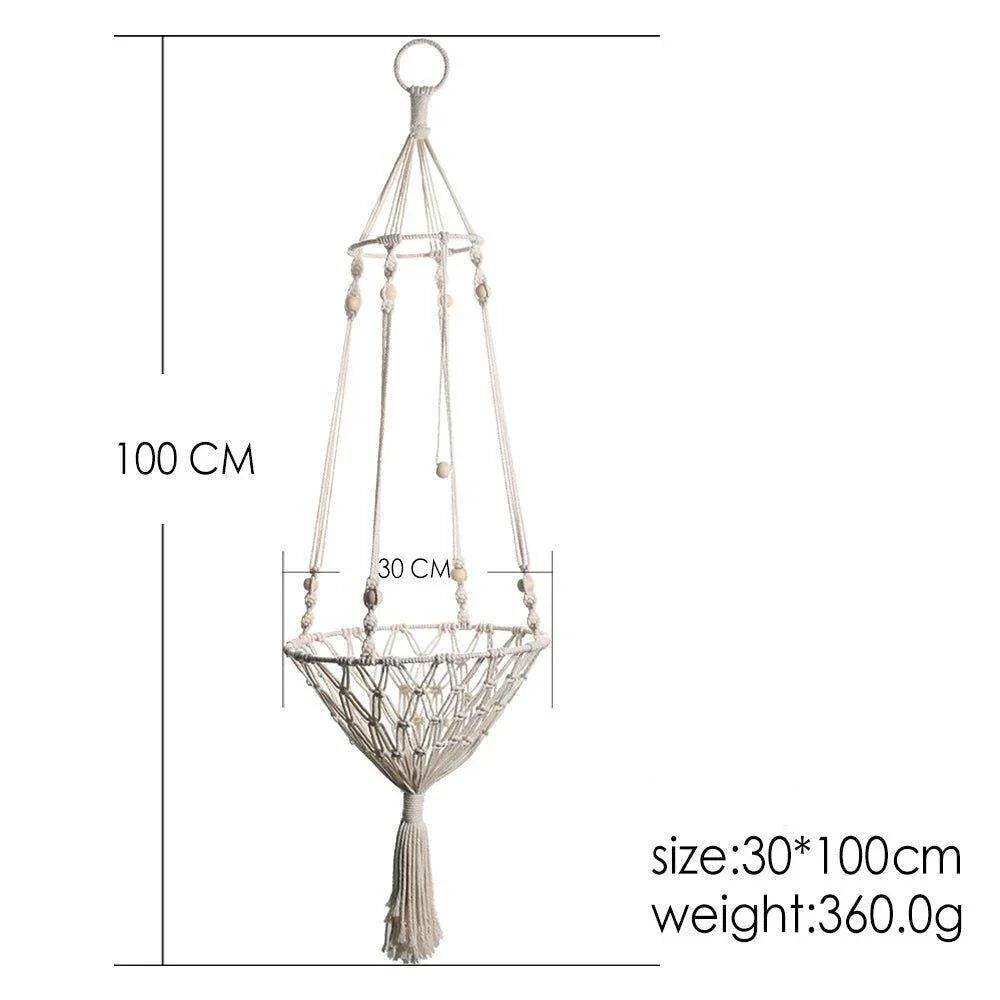 Handwoven Macrame Swing Pet Hammock - Fansee Australia