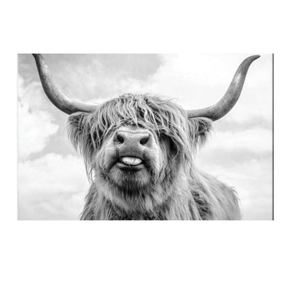 Highland Cows Wall Art Canvas (75x100cm) - Fansee Australia