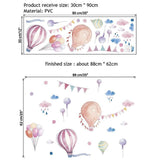 Hot Air Balloon Wall Sticker for Nursery Decor - Fansee Australia