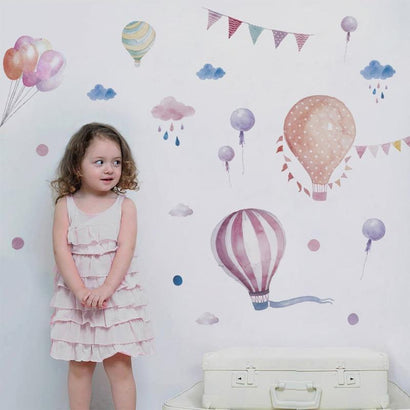 Hot Air Balloon Wall Sticker for Nursery Decor - Fansee Australia