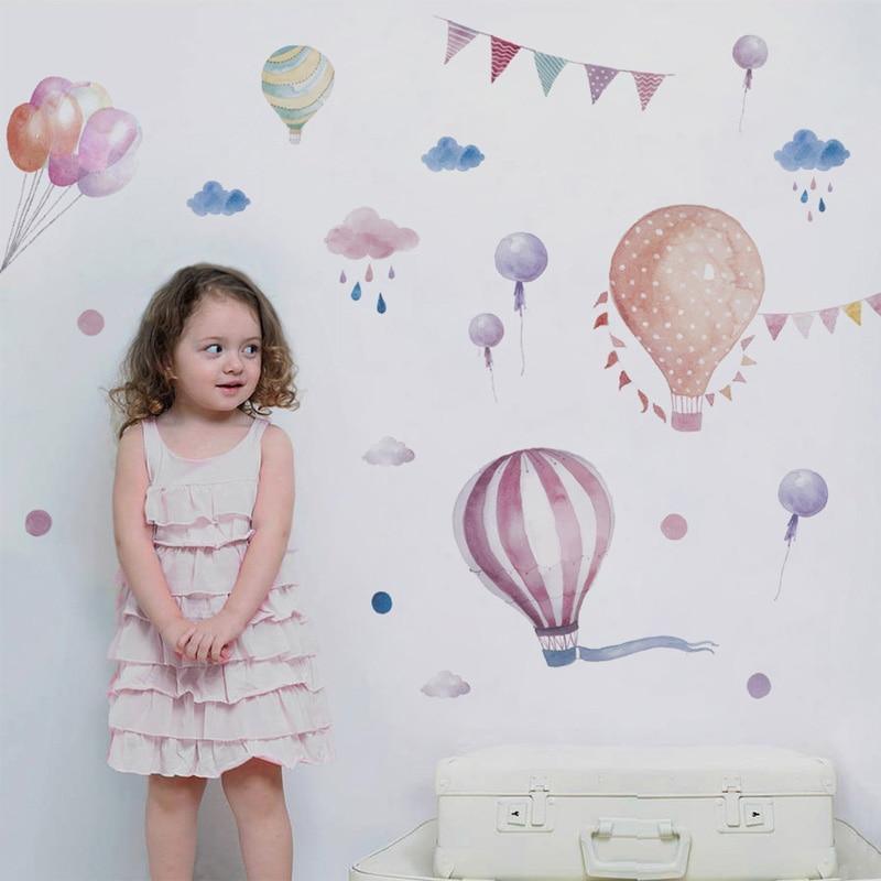 Hot Air Balloon Wall Sticker for Nursery Decor - Fansee Australia