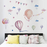 Hot Air Balloon Wall Sticker for Nursery Decor - Fansee Australia