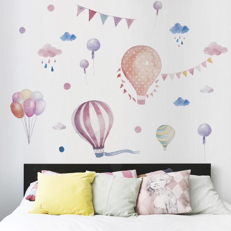 Hot Air Balloon Wall Sticker for Nursery Decor - Fansee Australia