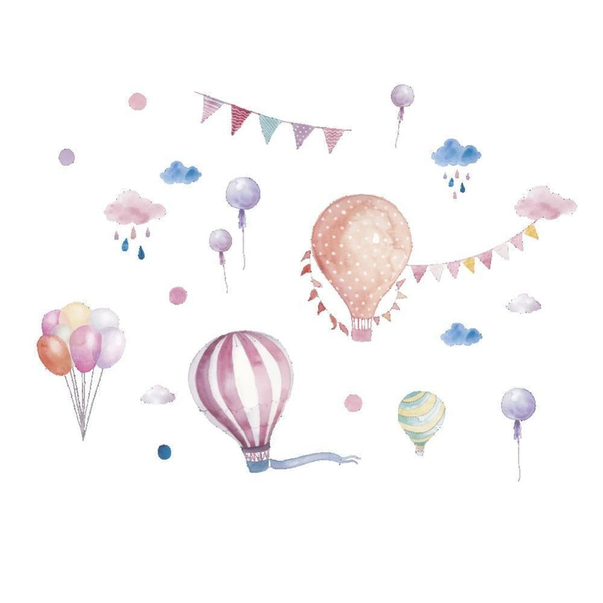 Hot Air Balloon Wall Sticker for Nursery Decor - Fansee Australia