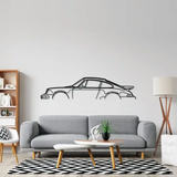 Iconic 90s Turbo Silhouette Metal Wall Art - Fansee Australia
