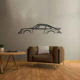 Iconic 90s Turbo Silhouette Metal Wall Art - Fansee Australia
