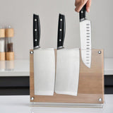 Large Double-Sided Magnetic Knife Block – Freestanding Storage - Fansee Australia