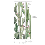 Large Fabric Golden Barrel Cactus Murals Wall Sticker - Fansee Australia