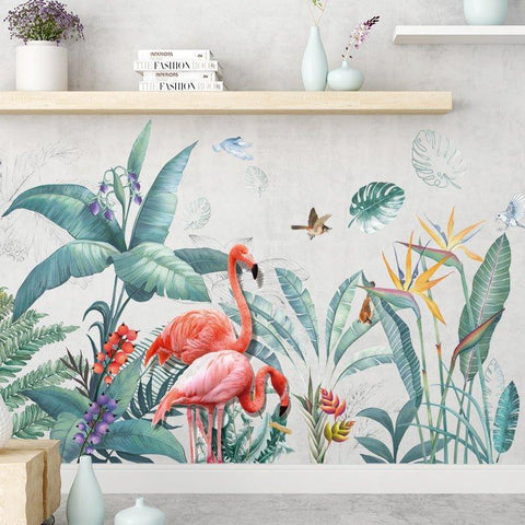 Large Flamingos Wall Decals - Fansee Australia