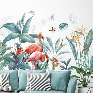 Large Flamingos Wall Decals - Fansee Australia