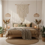 Large Handwoven Boho Macrame Wall Hanging Art Tapestry