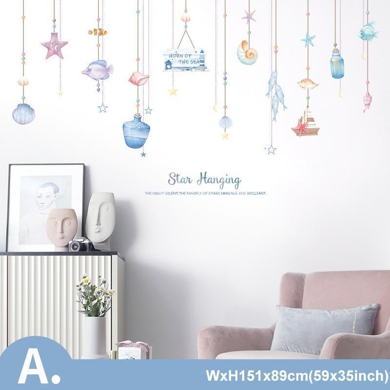 Large Humpback Whale Wall Stickers For Nursery - Fansee Australia