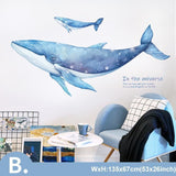 Large Humpback Whale Wall Stickers For Nursery - Fansee Australia