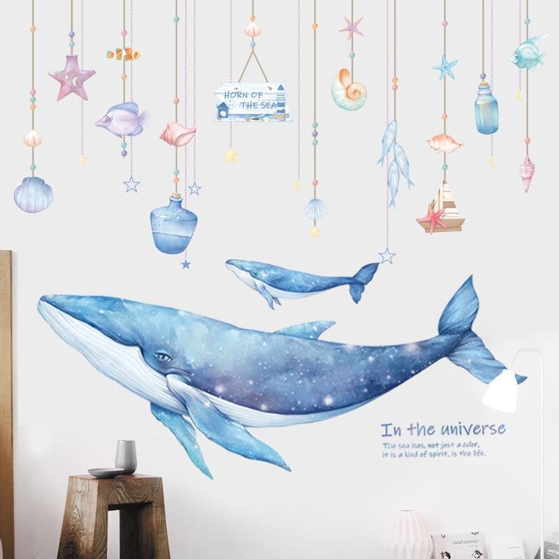 Large Humpback Whale Wall Stickers For Nursery - Fansee Australia