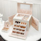 Large Jewellery Box -White Pink - Fansee Australia
