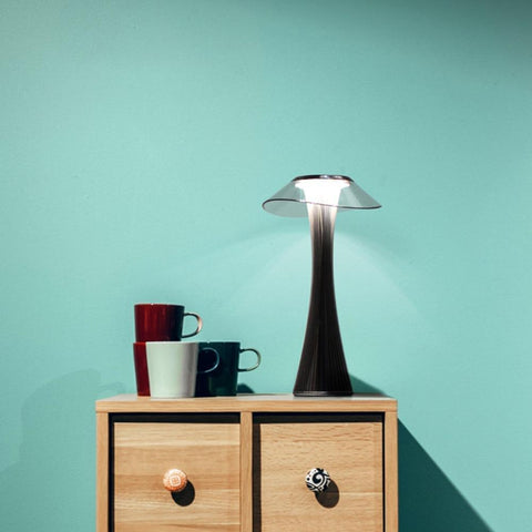 LED Crystal Creative Table Lamp - Black - Fansee Australia