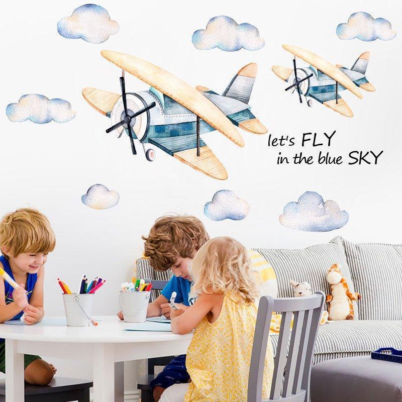 Lets Fly In The Sky Removable Wall Stickers For Nursery - Fansee Australia