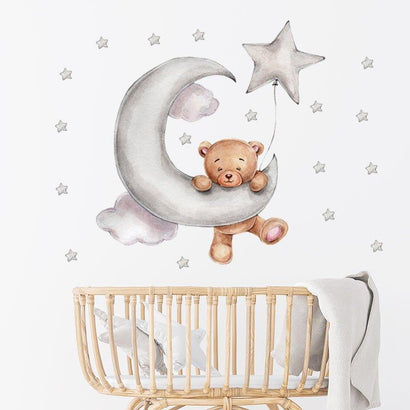 Lovable Baby Bear Wall Stickers - Fansee Australia