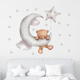 Lovable Baby Bear Wall Stickers - Fansee Australia