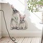 Lovable Two Bunny Rabbits Wall Stickers - Fansee Australia