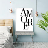 Love Message Canvas Wall Art Prints - Fansee Australia