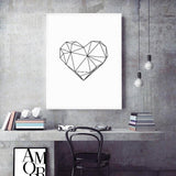 Love Message Canvas Wall Art Prints - Fansee Australia