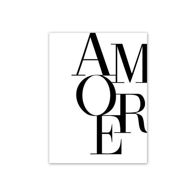 Love Message Canvas Wall Art Prints - Fansee Australia